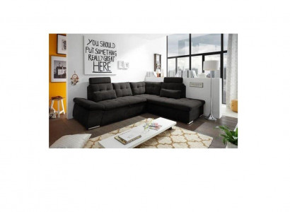 Ecksofa L-Form Pohovka Rozkládací Nábytek Design Moderní Textilie Látka